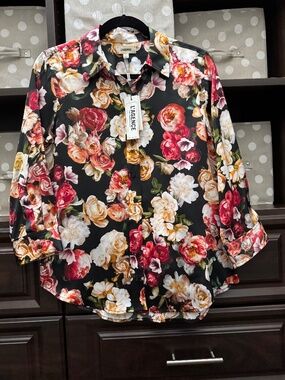 L'agence Satin Silk Blouse NWT